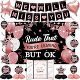 Rude That You'Re Leaving But Ok Banner, Farewell Party Decorations