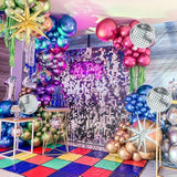 50 Pack 12 Inch Assorted Metallic Latex Balloons Helium Birthday Party Decorations