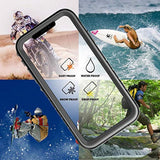Waterproof Case For Iphone 11 Pro Max Underwater Shockproof Full-Body Rugged Bumper Sealed Case With Built-In Screen Protector For Iphone 11 Pro Max 6.5 Inch-Black