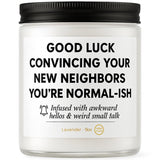 Housewarming Gifts New Home–9Oz Lavender Candle, Cozy Aromatherapy Decor, Gift For Friends, Family & New Homeowners, House Essentials For New Home, New House Essentials By , Neighbors