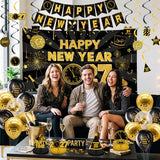 New Years Decorations 2027, 67 Pcs New Years Eve Party Supplies