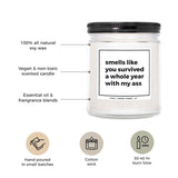 You Nique Designs 1St Anniversary Candle - 1 Year Dating Anniversary For Boyfriend, Girlfriend - 1 Year Wedding Present For Wife, Husband - 1St Anniv Candle Ideas (Mahogany Teakwood)