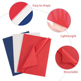 Red White And Blue Tissue Paper For Gift Bags, 115 Sheets 14 X 20 Inches Flag Day Wrapping Paper For Packaging, Patriotic Tissue Paper Bulk For Independence Day, Birthday, Diy Crafts