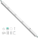 24 Inch Hardwired Under Cabinet Power Strip with USB Ports and 3 Outlets for Kitchen and Workshop