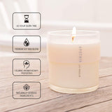 - Wave Candle | White Grapefruit & Salty Ozone | Award Winning Scented Candles With Premium Soy Wax Blend I 60 Hour Long Burning I 9 Oz I Small Batches For Luxury Quality In Decorative Jar