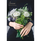 Artificial Flowers 25Pcs Real Looking Ivory Foam Fake Roses With Stems For Diy Wedding Bouquets White Bridal Shower Centerpieces Arrangements Party Tables Decorations