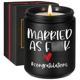 Scented Candles - Newly Wed Gifts For The Couple, Funny Wedding Gifts For Newlyweds, Married Couple - Wedding Congratulations Presents, Honeymoon, Married Present For Bride, Groom