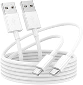 2 Pack 3FT USB A to USB C Fast Charging Cable for CarPlay iPhone 17 16 15 iPad Pro Air Charger Cord