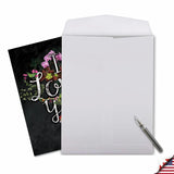 , Jumbo Valentine'S Day Card (8.5 X 11 Inch) - Vday Greeting Card For Valentines - Chalk And Roses Valentine'S J2358Dvdg