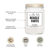 You Nique Designs Smells Like Beagle Farts Soy Candle 8Oz - Dog Farts Candle Gifts For Beagle Lovers - Beagle Gifts For Women, Men - Beagle Dad, Dog Mom Presents (Lavender & Vanilla)