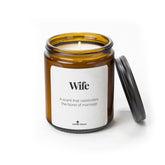 9Oz Vanilla Scented Candle, Wedding Gifts For Wife Women, Romantic Gift For Wife From Husband, Scented Candles For Home