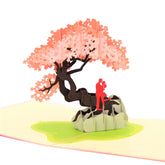- Happy Anniversary Pop Up Card, Romantic Love Cherry Blossom Card, Valentines Day Pop Up Card Thinking Of You For Couple, Wife, Girlfriend - Handmade Present On Any Occasion 6'' X 6''