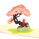 - Happy Anniversary Pop Up Card, Romantic Love Cherry Blossom Card, Valentines Day Pop Up Card Thinking Of You For Couple, Wife, Girlfriend - Handmade Present On Any Occasion 6'' X 6''