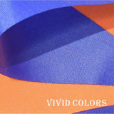 Orange & Blue Pennant Banner, 60ft with 40 Flags for Party, Wedding & Classroom Decor