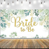 , Green Bride To Be Banner - Xtralarge, 72X44 Inch | Sage Green Brides To Be Sign For Bridal Shower Decorations | Wedding Shower Decorations | Bridal Shower Backdrop | Bride To Be Decorations