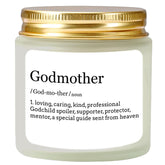 Godmother Proposal Gift - Will You Be My God Mother - Godmother Gifts From Godchild - Gift For Godmother - Lavender Soy Wax Candle 4Oz