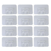 12Pcs Heavy Duty Cable Clip Strip Hooks Outdoor Lights Hooks Adhesive Strips Outside Sticky Clip For Outdoor String Lights Clips, Hanging Christmas Lighting, Patio Decor, Balcony