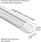 6 Pack 4FT T8 LED Tube Lights 36W 3600LM 5000K R17D Base Ballast Bypass Sign Shop Lights