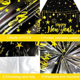 3pcs Happy New Year Tablecloth 108x54in 2026 Party Decorations