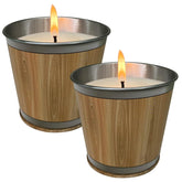 Citronella Candles Set Of 2, Lemongrass Candles 7Oz, Outdoor Indoor Scented Candles With Pure Citronella Essential Oil And Natural Soy Wax
