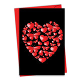 - Valentine'S Day Greeting Card With Envelope (4.63 X 6.75 Inch) - Hearts And Butterflies C9076Cvdg