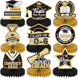 9Pcs Graduation Centerpieces for Tables 2026, Graduation Table Decorations