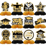 12PCS Graduation Decorations 2026, Graduation Centerpieces for Tables