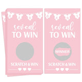 60 Pieces Shower Activity Cards For Pink Scratch Off Funny Raffle Cards Scratch Tickets For Activity Favor
