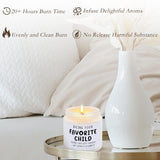 Favorite Child Soy Candle - Funny Gift For Parents From Kids, Mother’S Day Father’S Day Birthday Gift From Daughter, Son Present Idea From Children For Parents Birthday Anniversary
