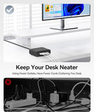 8 in 1 Power Strip 4 Outlets 4 USB Ports 2 USB C 5FT Flat Plug