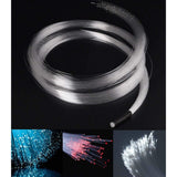 Pmma 50Pcs 0.03In 6.5Ft Plastic Fiber Optic Lights Cable Strands 0.75Mm 2Meter End Glow Fiber Strands Roll For Star Sky Ceiling All Kind Led Light Engine Driver Ceiling Decoration