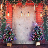 24Inch Green Fiber Optic Christmas Tree,Prelit Artificial Tabletop Christmas Tree,Star,Butterfly And Ball Ornaments For Best Holiday Home Decorations,2 Foot
