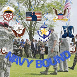 Navy Bound Banner, Army Party Decorations, Navy Boot Camp Banner, Military Decor, Army Decorations For Birthday Party