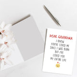 Funny Mothers Day Card For Grandma, Grandmother Birthday Card, Mother'S Day Gift From Grandchild, Happy Mother'S Day Card Gifts For Grandma