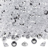 Diamond Table Confetti Party Toy Decorations For Weddings, Bridal Shower, Birthdays, Graduations, Home, And More. 800 Count, 4 Carat/8Mm Jewels