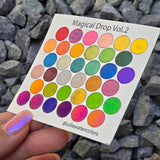 Handmade Watercolor Paints - Magical Drop Tiny Sampler Tin Set Vol. 2 (36 Colors)