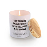 I Hope This Candle Smells Better Than The Shit I Put You Through I'M Sorry I Love You Apology Gift For Him Her Mom Dad Scented Candles Home Office Jar Candles Lavender Sage Soy Wax Candles 9.5 Oz