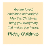 Granddaughter Christmas Card - Large Card Opens To 10" X 7.75" - Made In Chicago - Nostalgic Santa Claus With Gifts - Premium Envelope & Sturdy Mailer - A Classic 1017