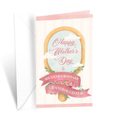 Mother'S Day Card For Granddaughter, Made In America, Eco-Friendly, Thick Card Stock With Premium Envelope 5In X 7.75In, Packaged In Protective Mailer