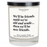 Funny Birthday Gifts For Women, Men & Best Friends - Lavender Citrus Candle, 13.5 Oz - 60+ Hour Burn Time, Christmas Gifts For Women, Friendship Presents For Women - Made In Usa