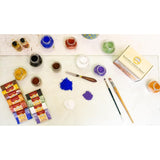 Natural Earth Paint Eco-Friendly Oil Paint Kit | Non-Toxic | Vegan | Professional Grade | 10 Colors | 3.4Oz Walnut Oil | 3.4Oz Eco-Solve