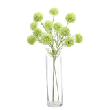 3Pc 28.8Inch Realistic Chryshemum Artificial Flowers, Fake Mums Flowers With Bendable Stems, Silk Pompon Faux Kiku Flower For Vase Diy Centerpieces Home Decor, Office, Table, Weddings