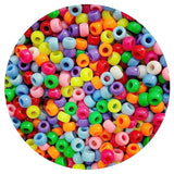 2000+ Pony Beads 6x9mm β 10 Colors Bulk Set for DIY Crafts & Jewelry Making