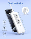 Cruise Approved Travel Power Strip with 3 USB Ports and 4 AC Outlets for Hotel and Cruise Ship