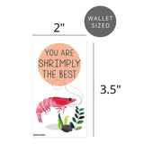 Mini Nautical Boat Anchor Shrimp Lighthouse Valentines (Wallet-Sized Valentines With Tiny Envelopes) Ocean And Sea Cards For Valentine'S Day (Set Of 24)