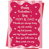 Valentines Day Card For Mom And Dad – Sweet Valentines Day Gifts For Mom And Dad – Valentine’S Day Card From Son Or Daughter To Show Love And Appreciation