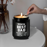 Gifts For Dad From Daughter, Son, Funny Dad Gifts, Birthday Gifts For Dad, Fathers Day And Christmas Gifts For Dad, 9Oz Sandalwood Scented Candle