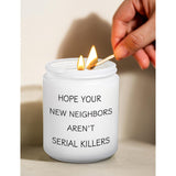 House Warming Gifts New Home - Vanilla Scented New Home Candle - Funny Housewarming Gifts For Women Men Friend Moving Away New Apartment Essentials, House Warming Decoration Party Decor