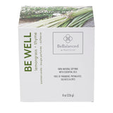 PartyLite Be Well Lemongrass + Thyme Jar Candle, 40-50 Hour Burn, 100% Soy Wax, Essential Oils, Ceramic Jar
