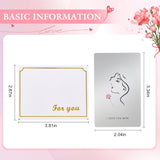 Mothers Day Gifts For Mom, My Mommy Valentines Day Wallet Card From Daughter, Dear Birthday Card, Long Distance Gifts Angel, I Love You Mom Present?To My Mom (Silver)
